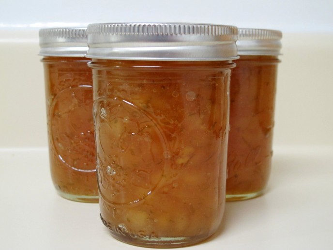 pear and ginger jam