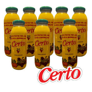 Certo-pectin-eight-bottles