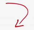 124-1245837_red-down-arrow-curved-arrow-pointing-down
